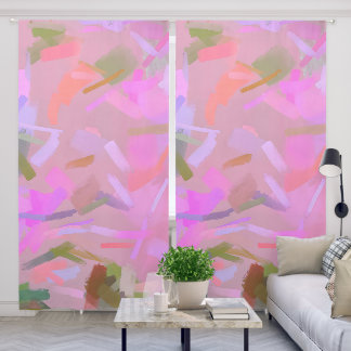 Whispers In Pink Blackout Curtains