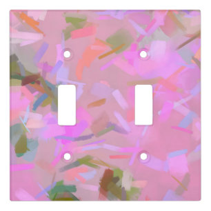 Whispers In Pink Light Switch Cover