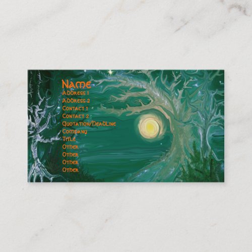 Whispers in the Night business card