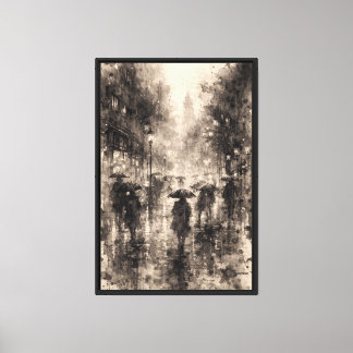 Whispers In The Rain Canvas Print
