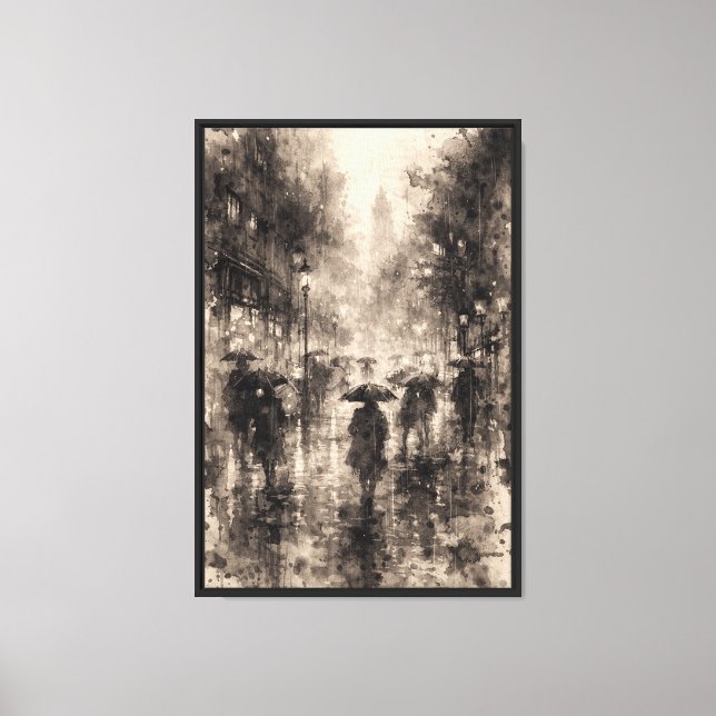 Whispers In The Rain Canvas Print (Front)