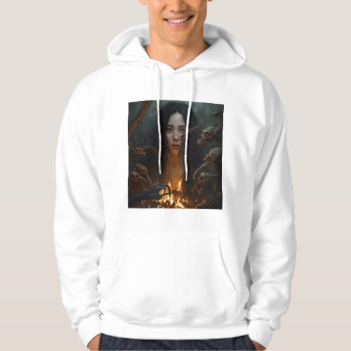 Whispers in the Shadows A Haunting Presence Hoodie