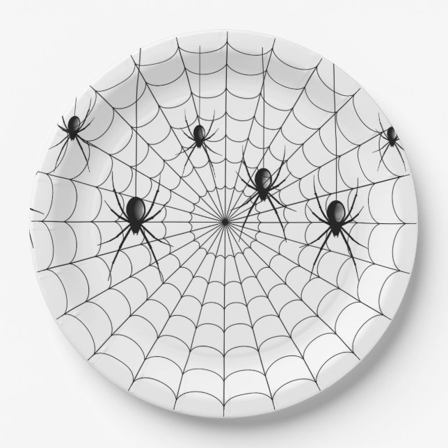 Whispers in the Web Paper Plates (Front)