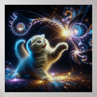 Whispers of a Coded Cosmos Poster