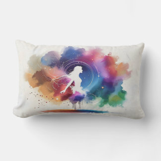 Whispers of a Rainbow Soul Lumbar Pillow