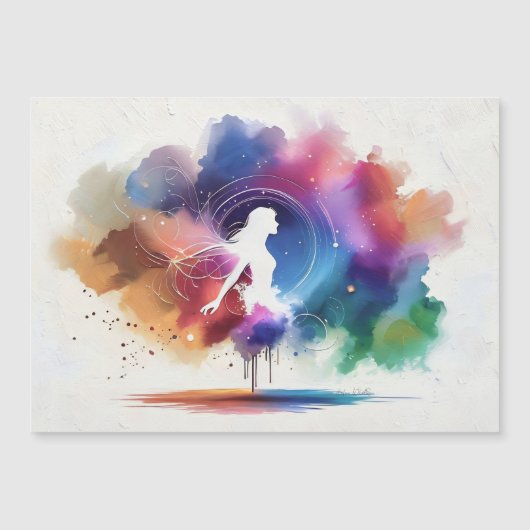 Whispers of a Rainbow Soul magnetic card (Front)