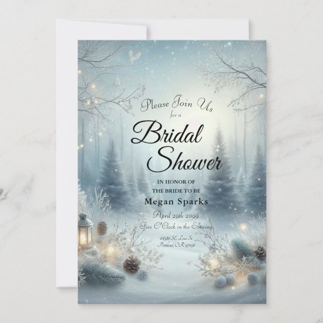 Whispers of a Winter Solstice Invitation (Front)