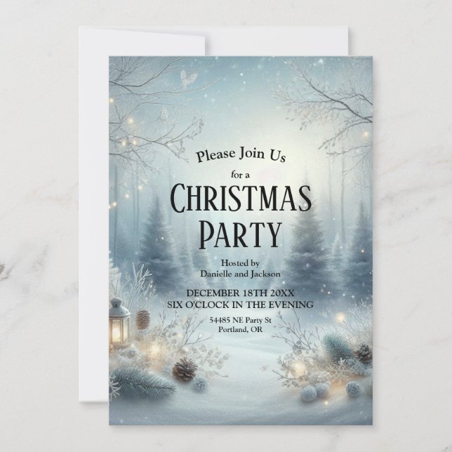 Whispers of a Winter Solstice Invitation (Front)