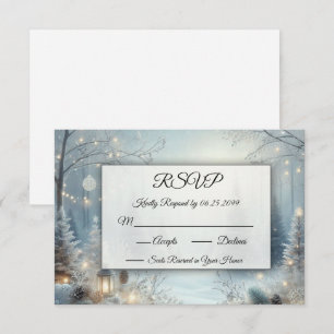 Whispers of a Winter Solstice RSVP Card