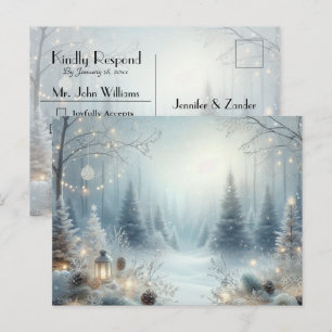 Whispers of a Winter Solstice RSVP Postcard