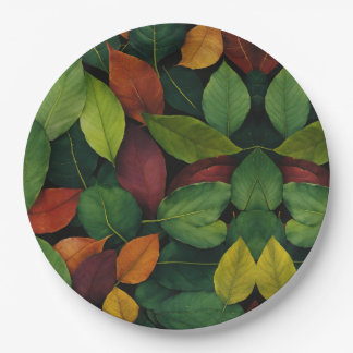 Whispers of Autumn "Paper Plate" Leafs Paper Plates