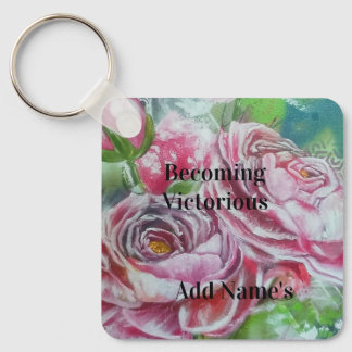 Whispers of Becoming Keychain