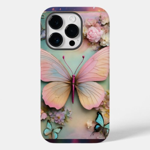 Whispers of Butterfly Kisses Case_Mate iPhone 14 Pro Case