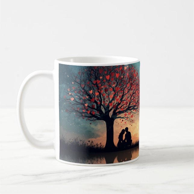 🌙 Whispers of Eternal Love Coffee Mug (Left)