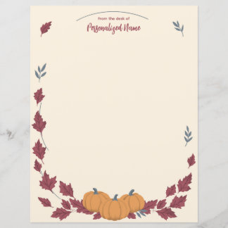 Whispers Of Fall Unlined Paper Sheet