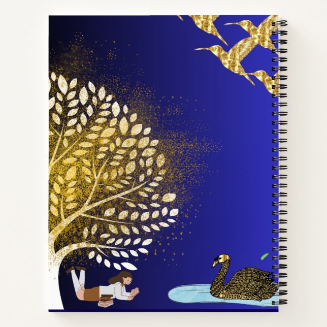 Whispers of Imagination: Spiral Notebook (Back)