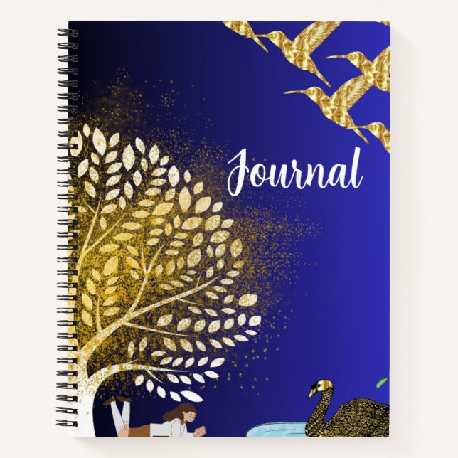 Whispers of Imagination: Spiral Notebook (Front)