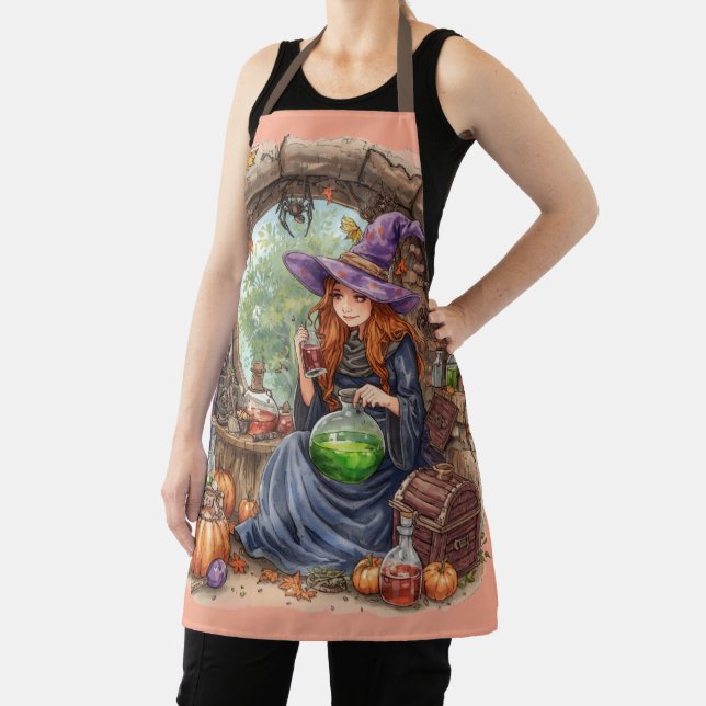Whispers of Magic, Beautiful Witch and Her Potion Apron (Insitu)