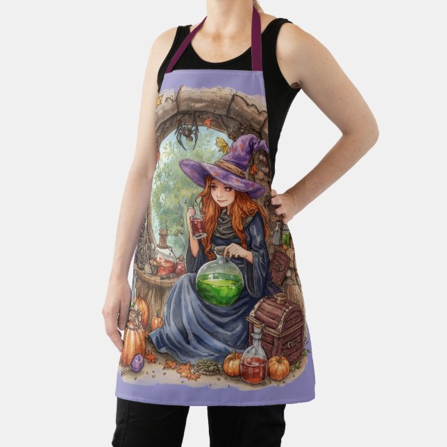 Whispers of Magic, Beautiful Witch and Her Potion Apron (Insitu)