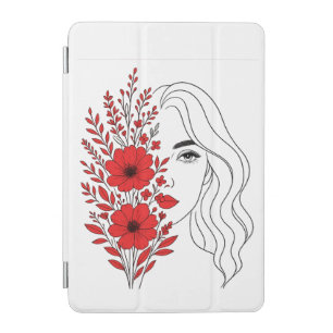 Whispers of Nature – Feminine Beauty in Bloom iPad Mini Cover