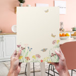 Whispers of Nature: Iris Butterfly Garden  Letterhead<br><div class="desc">Whispers of Nature: Iris Butterfly Garden Letterhead. This captivating stationery transports you to a serene garden where irises bloom and butterflies dance, creating an ambiance of beauty and tranquility. The delicate hues of iris flowers mingle with the gentle flutter of butterflies, seamlessly captured on our premium letterhead. Crafted for those...</div>