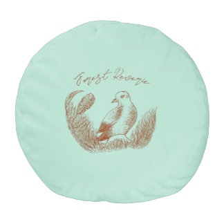 Whispers of Nature – Vintage Garden Aesthetics Pouf