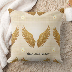 "Whispers of Peace" Throw Pillow