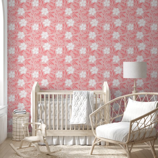 Whispers of Pink Flowers Wallpaper (Kids)