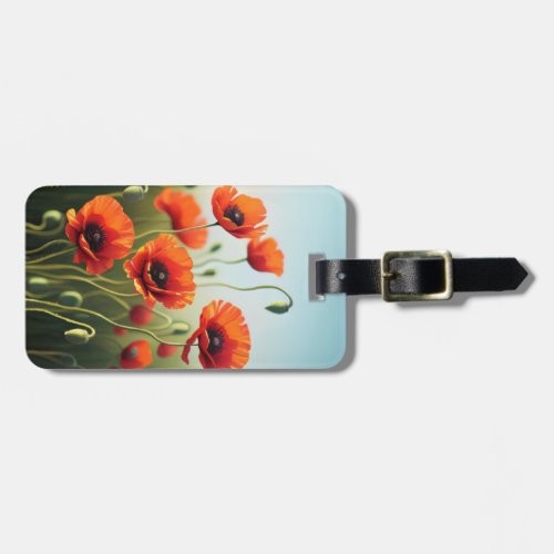 Whispers of Poppies A Cinematic Reverie Luggage Tag