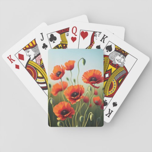 Whispers of Poppies A Cinematic Reverie Playing Cards