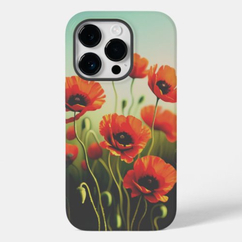 Whispers of Poppies Case_Mate iPhone 14 Pro Case