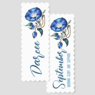 Whispers of Sapphire Dawn Keepsake  Bookmarks