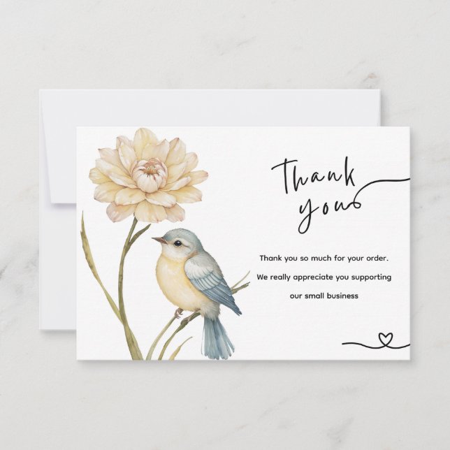 Whispers of Spring Thank You Card (Front)