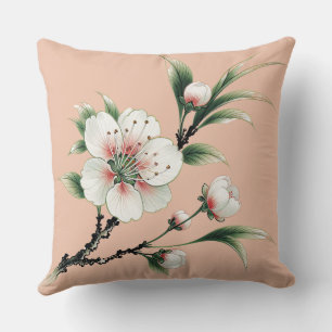 Whispers of Spring Throw Pillow