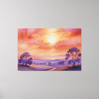 "Whispers of Sunset" Canvas Print