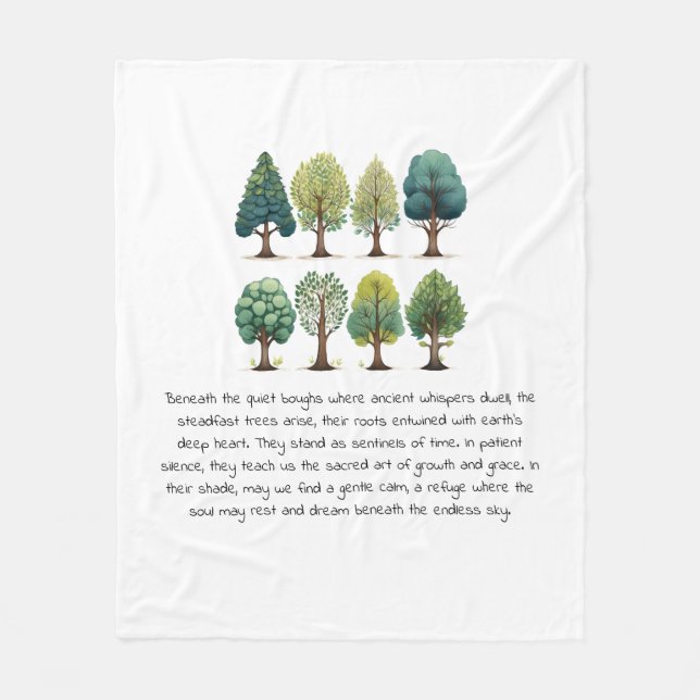 Whispers of the Ancient Trees – Cozy Blanket of Gr (Front)