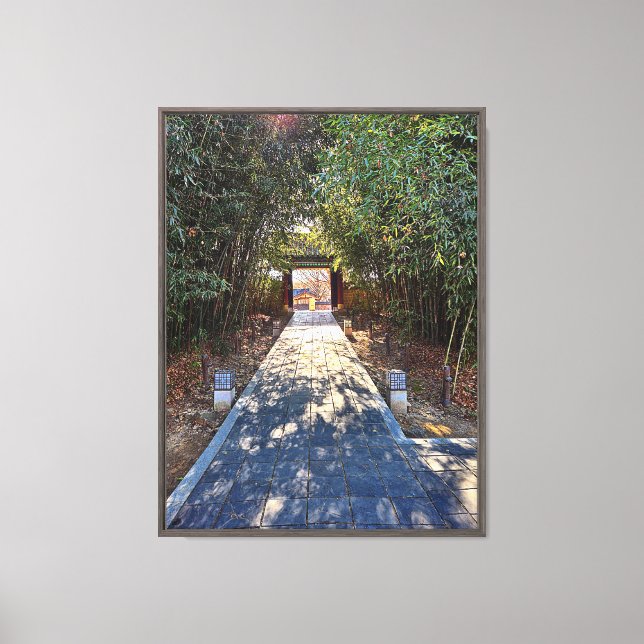 Whispers of the Bamboo Forest Canvas Print (Front)
