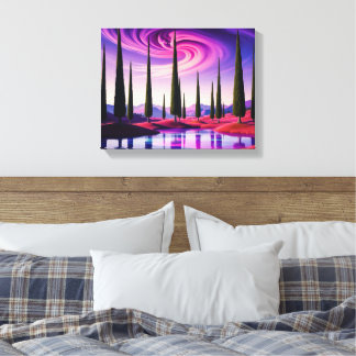 Whispers of the Cosmic Vortex Canvas Print