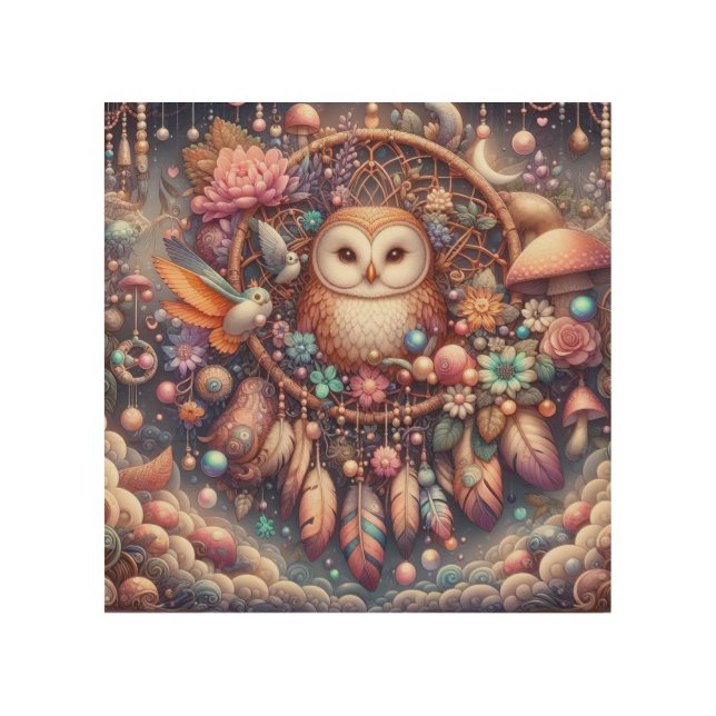  Whispers of the Enchanted Forest Wood Wall Art (Front)