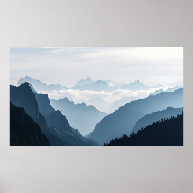 Whispers of the Fogbound Peaks Poster (Front)