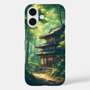 Whispers of the Forest: A Hidden Japanese Retreat iPhone 16 Case
