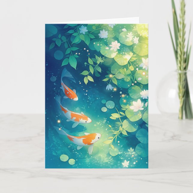 Whispers of the Koi Pond Card (Front)