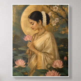 Whispers of the Lotus Foam Core Photo Tile