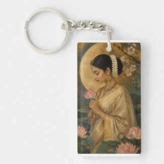 Whispers of the Lotus Keychain