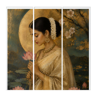 Whispers of the Lotus Triptych