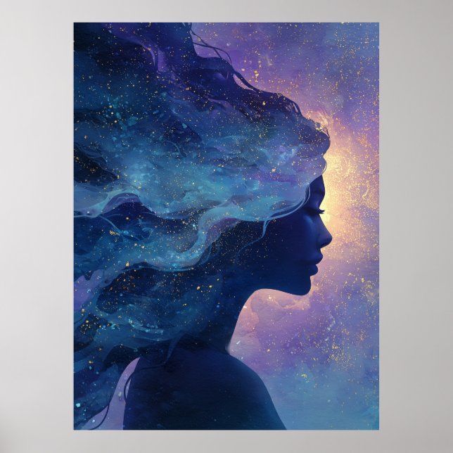 Whispers of the Moon - Goddess Poster (Front)