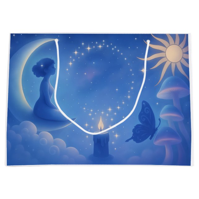 Whispers Of The Moon Large Gift Bag (Front)