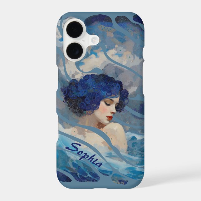 Whispers of the Ocean Goddess iPhone Case (Back)