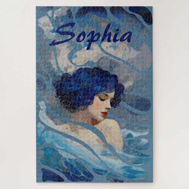 Whispers of the Ocean Goddess Jigsaw Puzzle (Vertical)