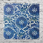 Whispers of the Orient: Blue Floral  Ceramic Tile<br><div class="desc">Embrace the elegance of the East with our Chinese Ornament Blue Floral Ceramic Tile. Every line and loop of its intricate floral design invites a peaceful, serene atmosphere into your home. This tile is not merely a design element; it's a piece of history, a breath of tranquility, and a statement...</div>